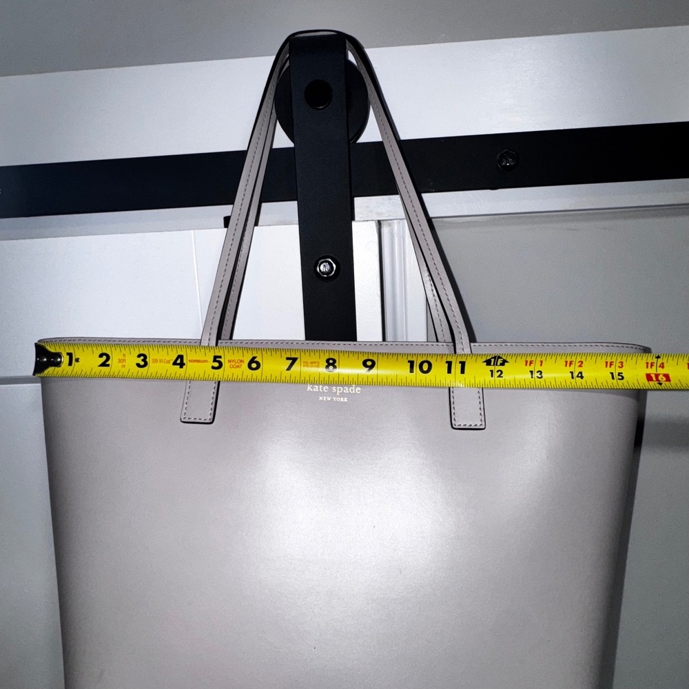 Kate Spade New York Tote Bag Handbag Shoulder Bag Purse Grey Lilac $329 - Picture 10 of 11